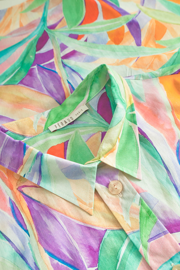 MULTI LEAVES Kleid