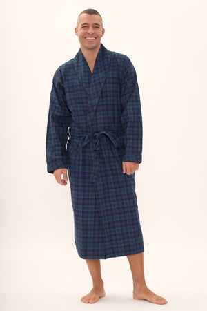 OSLO 95 Flanell-Morgenmantel