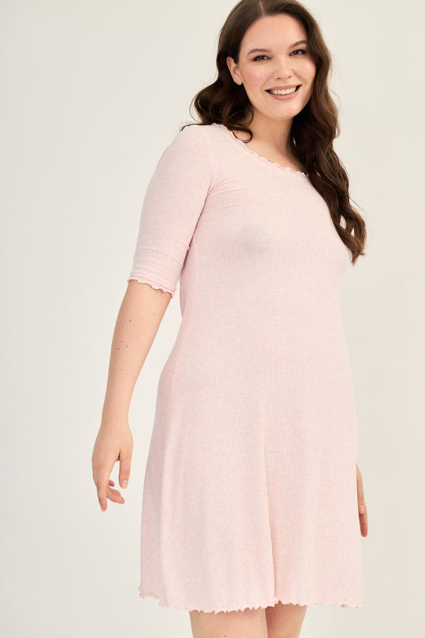 SILK RIB Nachthemd