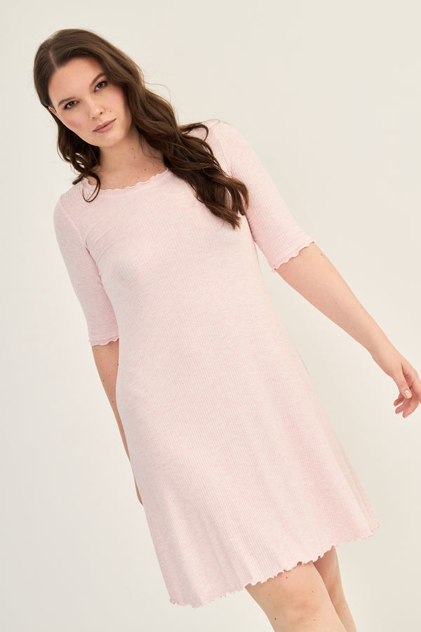 SILK RIB Nachthemd