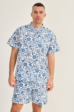 PAISLEY Pyjama mit Stehkragen
