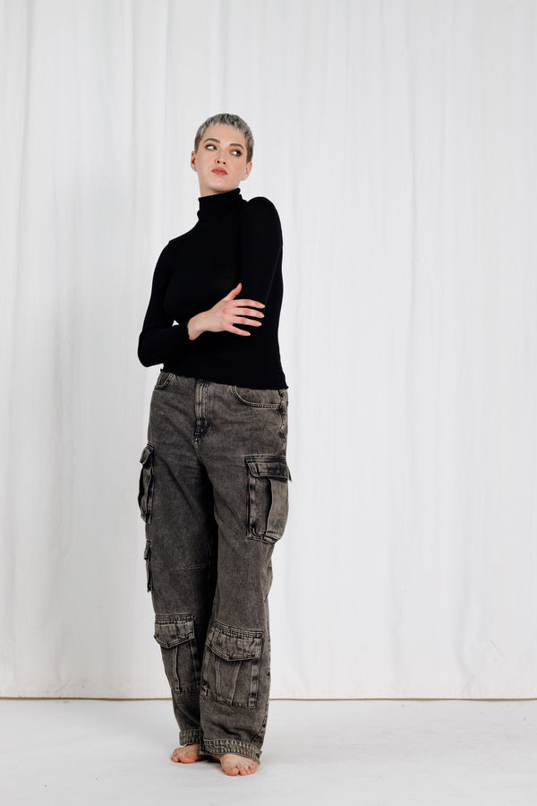ROLLI Wolle-Seide-Pullover