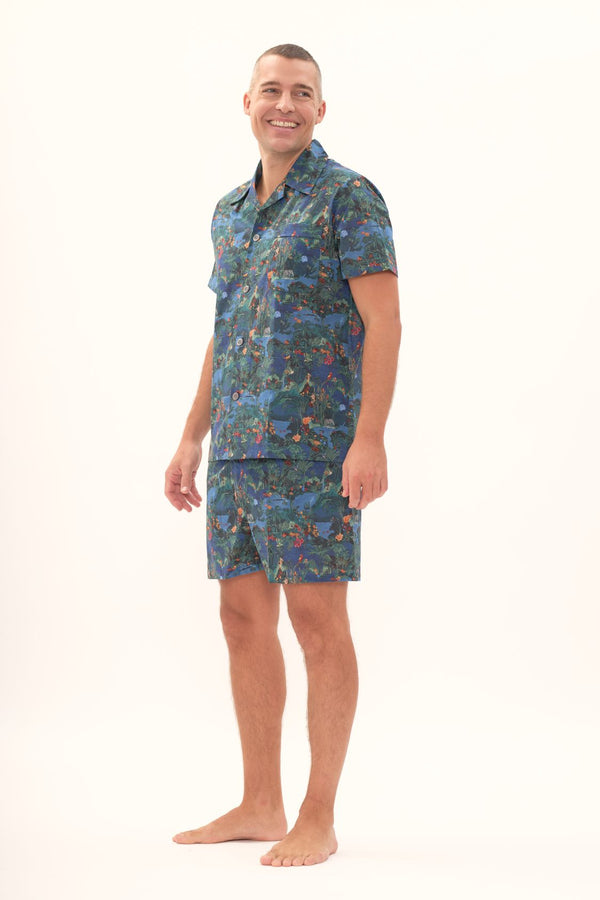 MIDNIGHT JUNGLE kurzer Pyjama