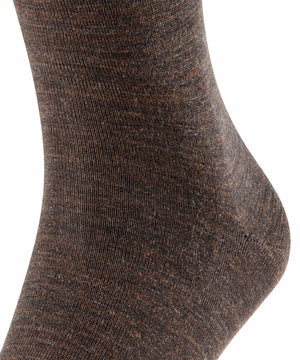 AIRPORT Merino-Socken BRAUN