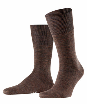AIRPORT Merino-Socken BRAUN