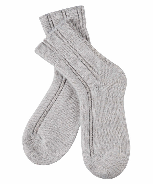 BED Angora-Socken SILBER