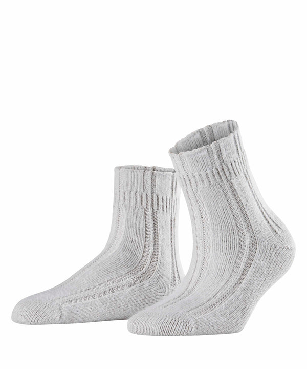 BED Angora-Socken SILBER