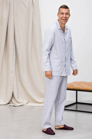 EINS Flanell-Pyjama